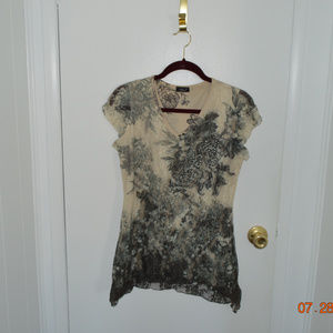 Ahley j lace Tunic sparkling, size small